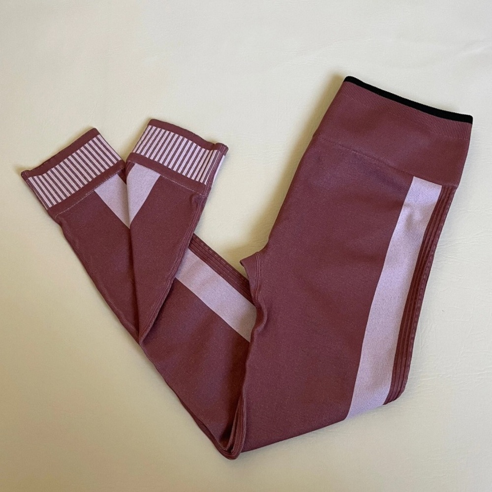 Fabletics Pink Leggings Women’s Large Seamless High Waisted